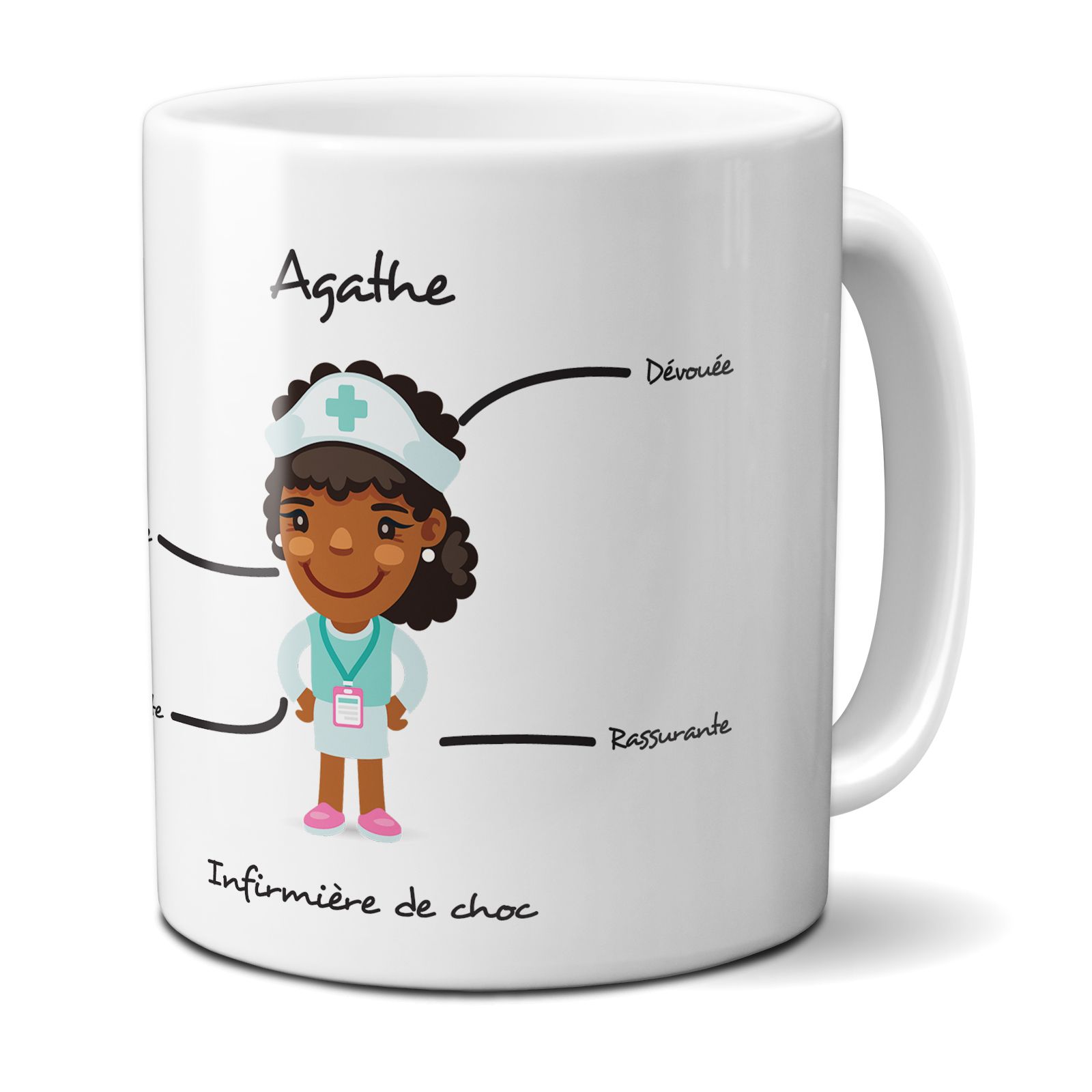 Mug personnalisé original pour collègue | Médical - Infirmière - médecin