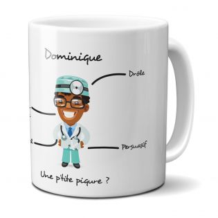 Mug personnalisé original pour collègue | Médical - Infirmière - médecin