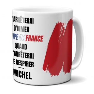 Mug personnalisé · Supporter de l'équipe de France