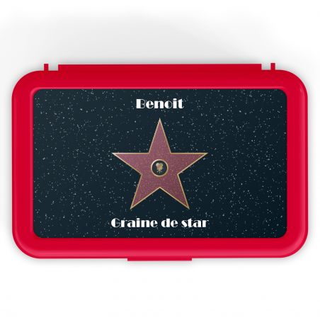 Personalized maternal snack box with first name · Hollywood Boulevard Star Model