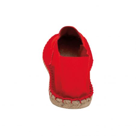 Customizable mixed espadrilles with embroidery | Red