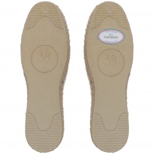 Espadrilles mixtes personnalisables avec broderie | Beige