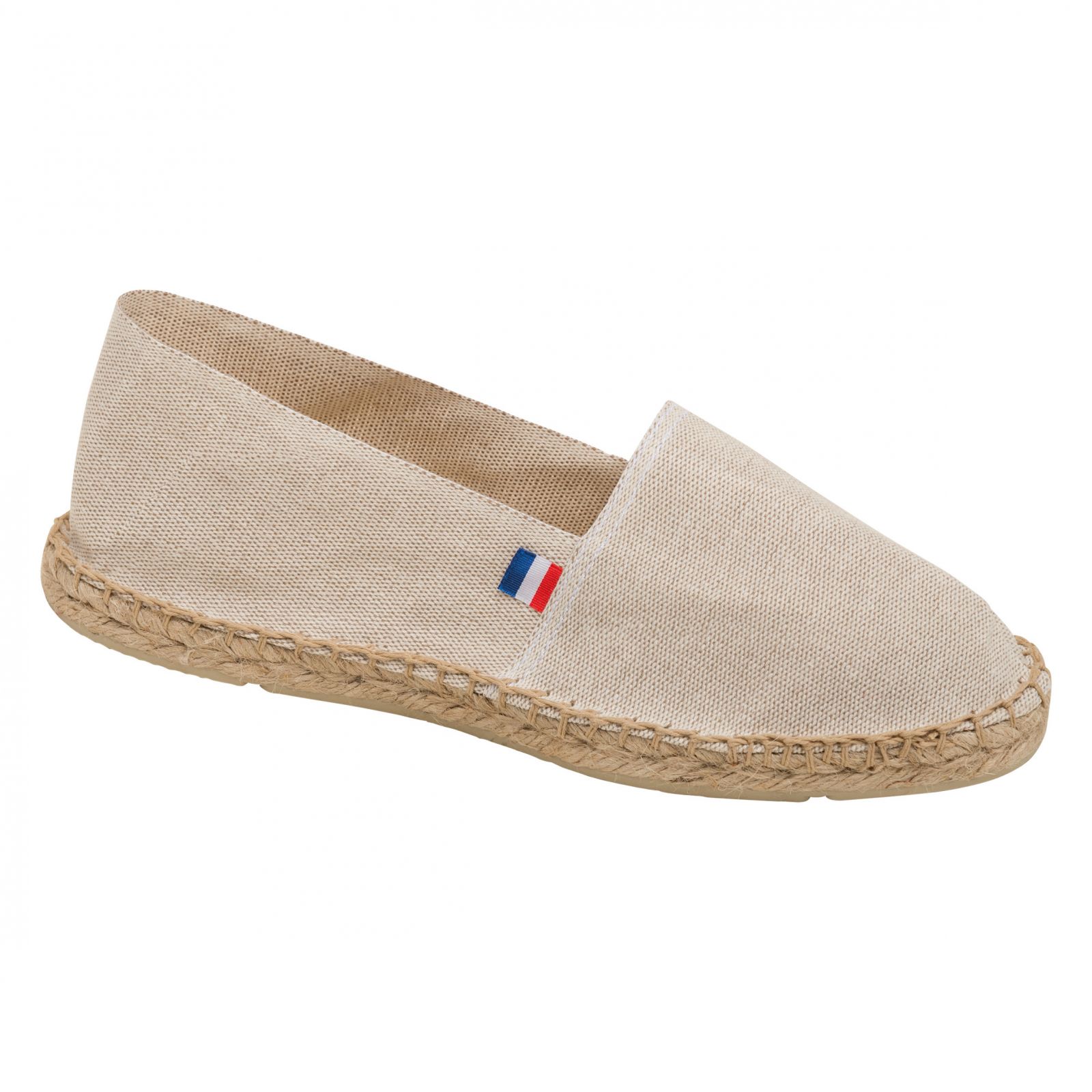 Customizable mixed espadrilles with embroidery | Beige