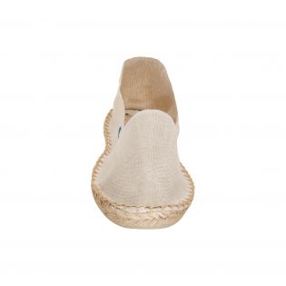 Customizable mixed espadrilles with embroidery | Beige