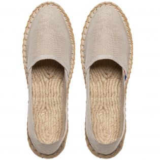 Espadrilles mixtes personnalisables avec broderie | Beige