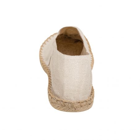 Espadrilles mixtes personnalisables avec broderie | Beige