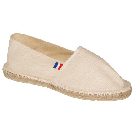 Customizable mixed espadrilles with embroidery | Beige