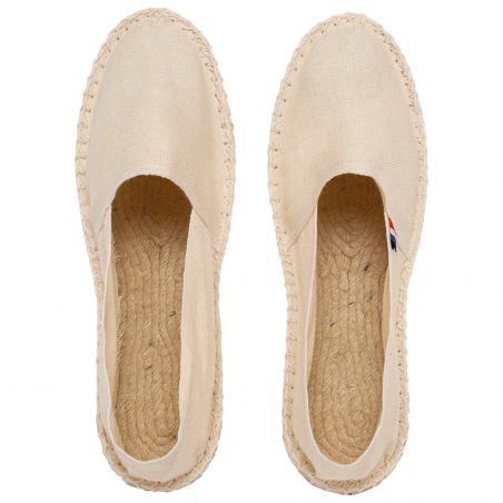 Espadrilles mixtes personnalisables avec broderie | Ecru