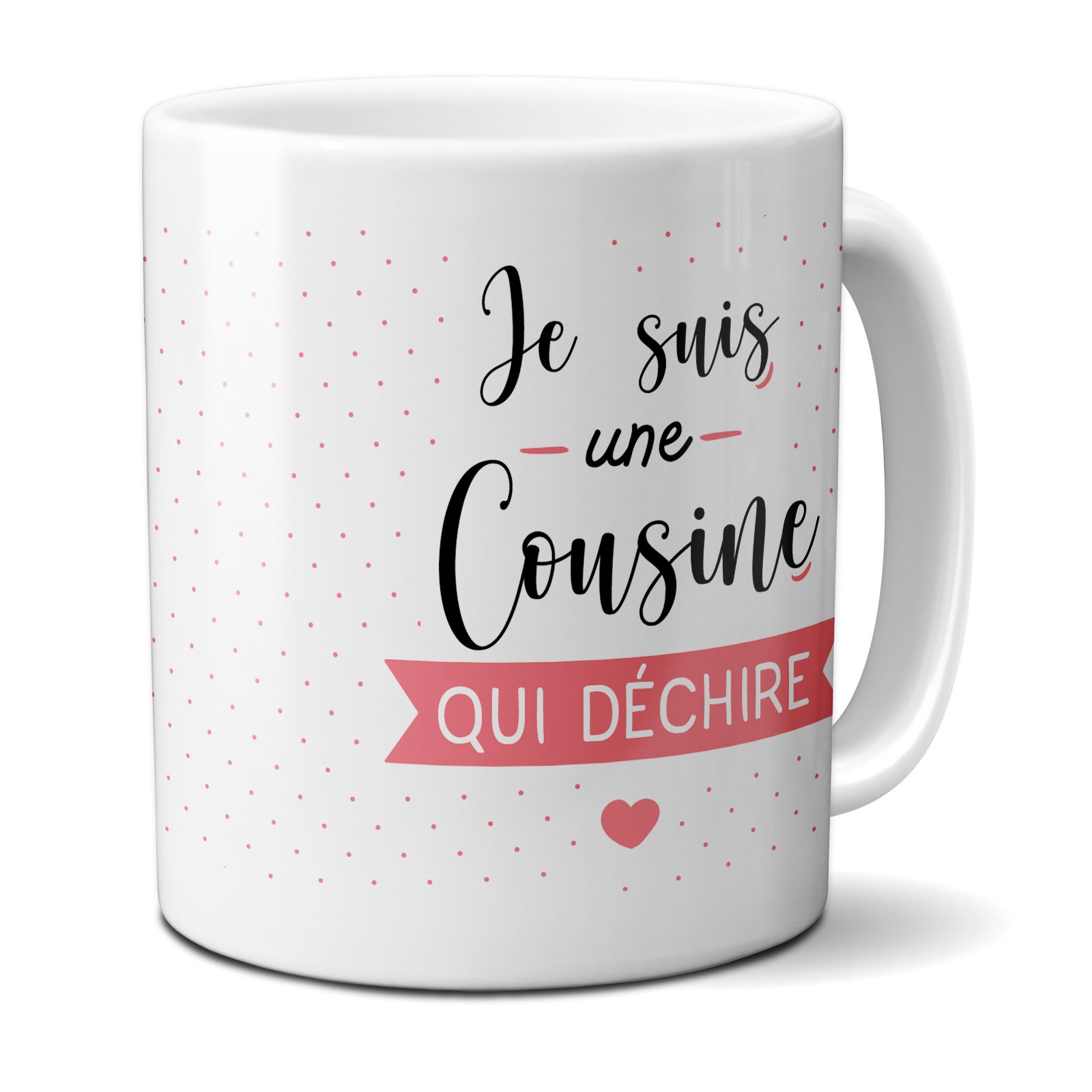 Mug en céramique blanc personnalisé avec Texte et Photo · Cadeau pratique pour amateur de café