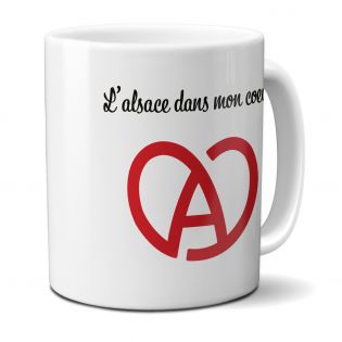 Mug en céramique blanc personnalisé avec Texte et Photo · Cadeau pratique pour amateur de café