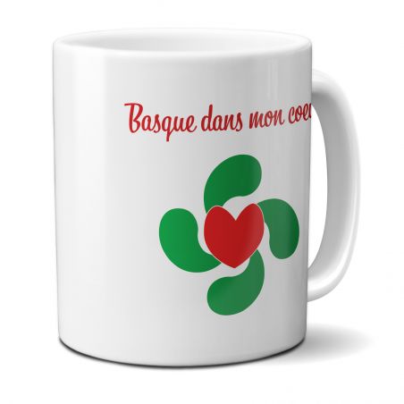 Mug en céramique blanc personnalisé avec Texte et Photo · Cadeau pratique pour amateur de café