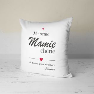 Housse de Coussin décorative personnalisée humoristique "Devine qui a encore mangé le canapé" 40 x 40 cm · Idée cadeau maître ch