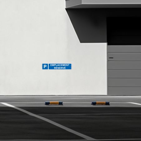 Panneau de signalisation pour parking · Emplacement réservé