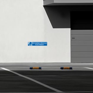 Panneau de signalisation pour parking · Emplacement Recharge Véhicule Electrique