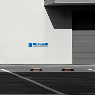 Panneau de signalisation pour parking · Parking réservé · Personnalisable