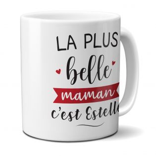 mugs et tasses à café : Mug personnalisable en céramique - objet personnalisable - La plus Belle Maman