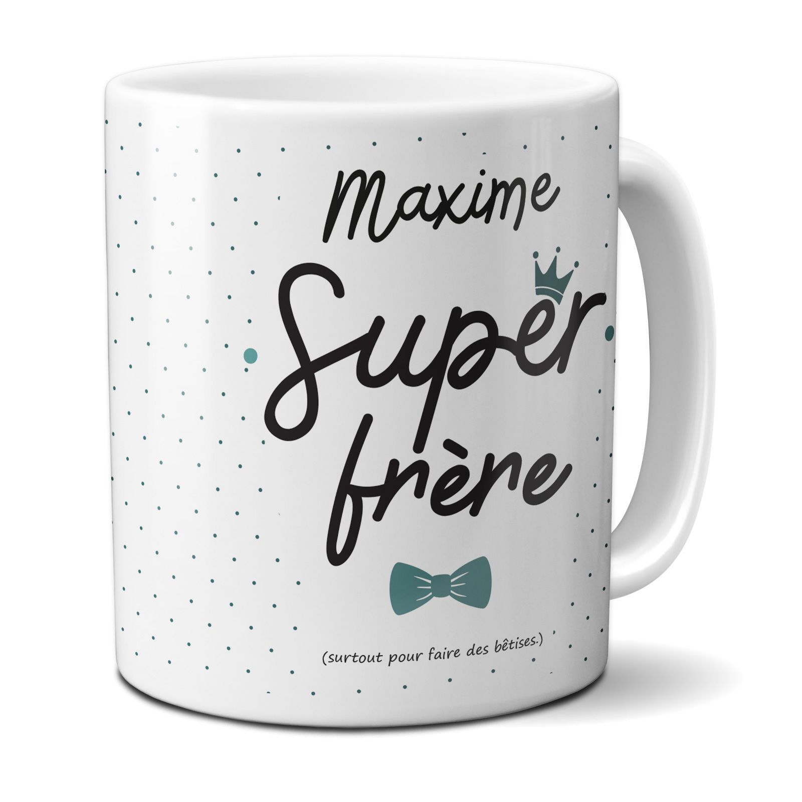 mugs et tasses à café : Mug personnalisable en céramique - objet personnalisable - Super Frère