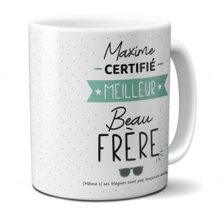 mugs et tasses à café : Mug personnalisable en céramique - objet personnalisable - Meilleur Beau Frère