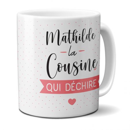 Customizable Cousin Mug - Birthday or Christmas gift mug