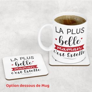 mugs et tasses à café : Mug personnalisable en céramique - objet personnalisable - La plus Belle Maman