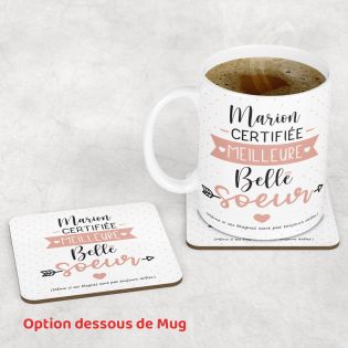 mugs et tasses à café : Mug personnalisable en céramique - objet personnalisable - Meilleure Belle Sœur