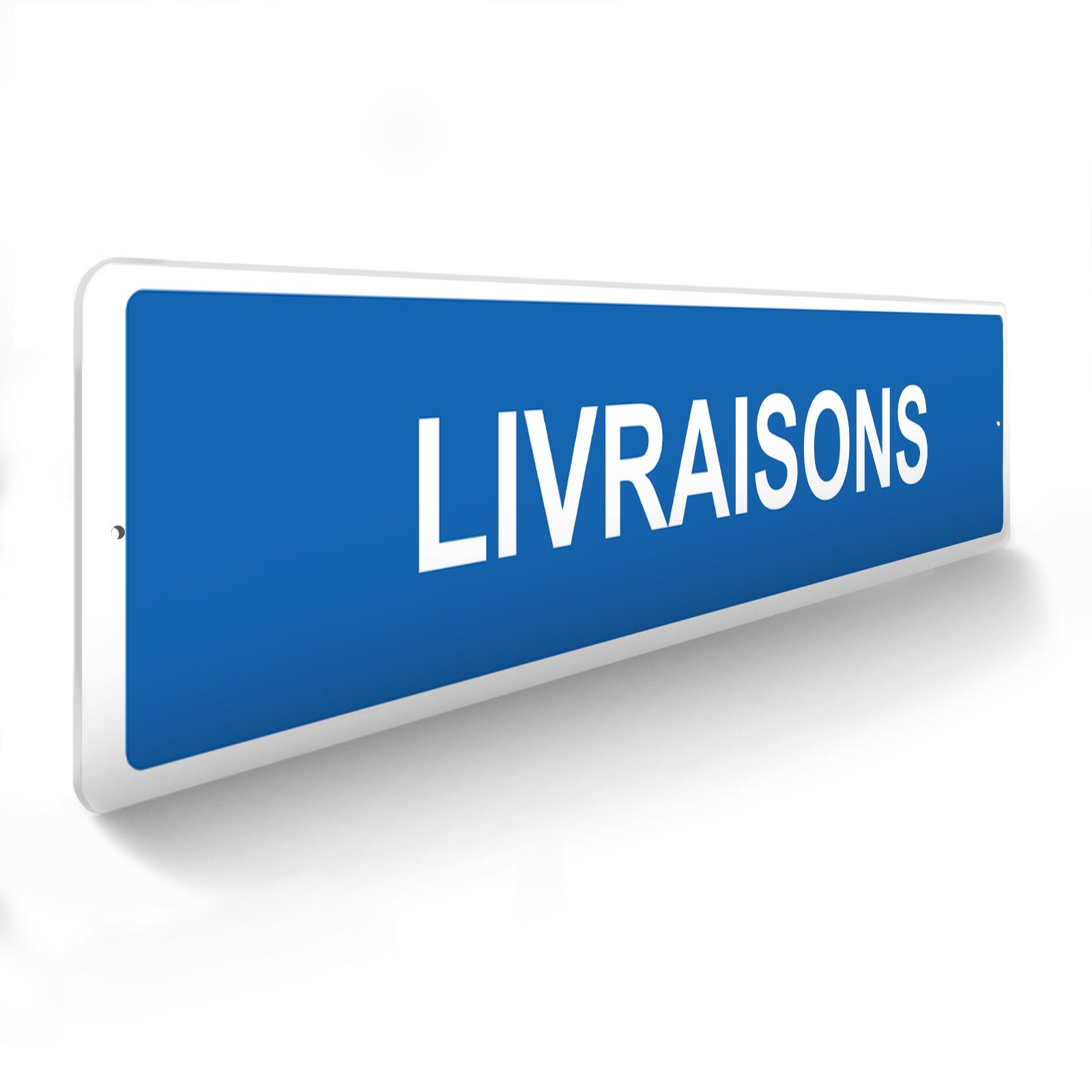 Panneau de signalisation pour parking · Livraisons -48 x 10 cm