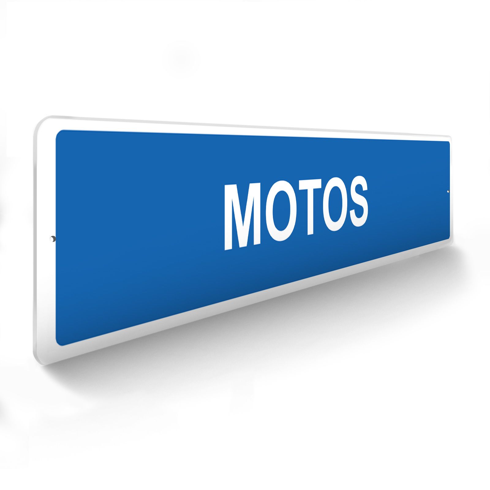 Panneau de signalisation pour parking · Motos -48 x 10 cm