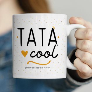 Coffret Duo Mugs en céramique Tonton et Tata, 33 cl