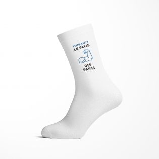 Chaussettes personnalisées Homme | Le plus fort des papas