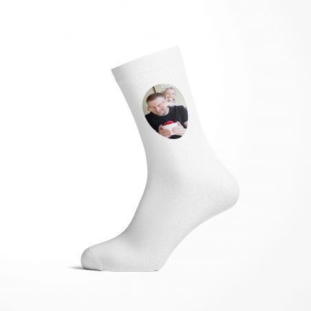 Pair of Personalized Socks Text and Photo