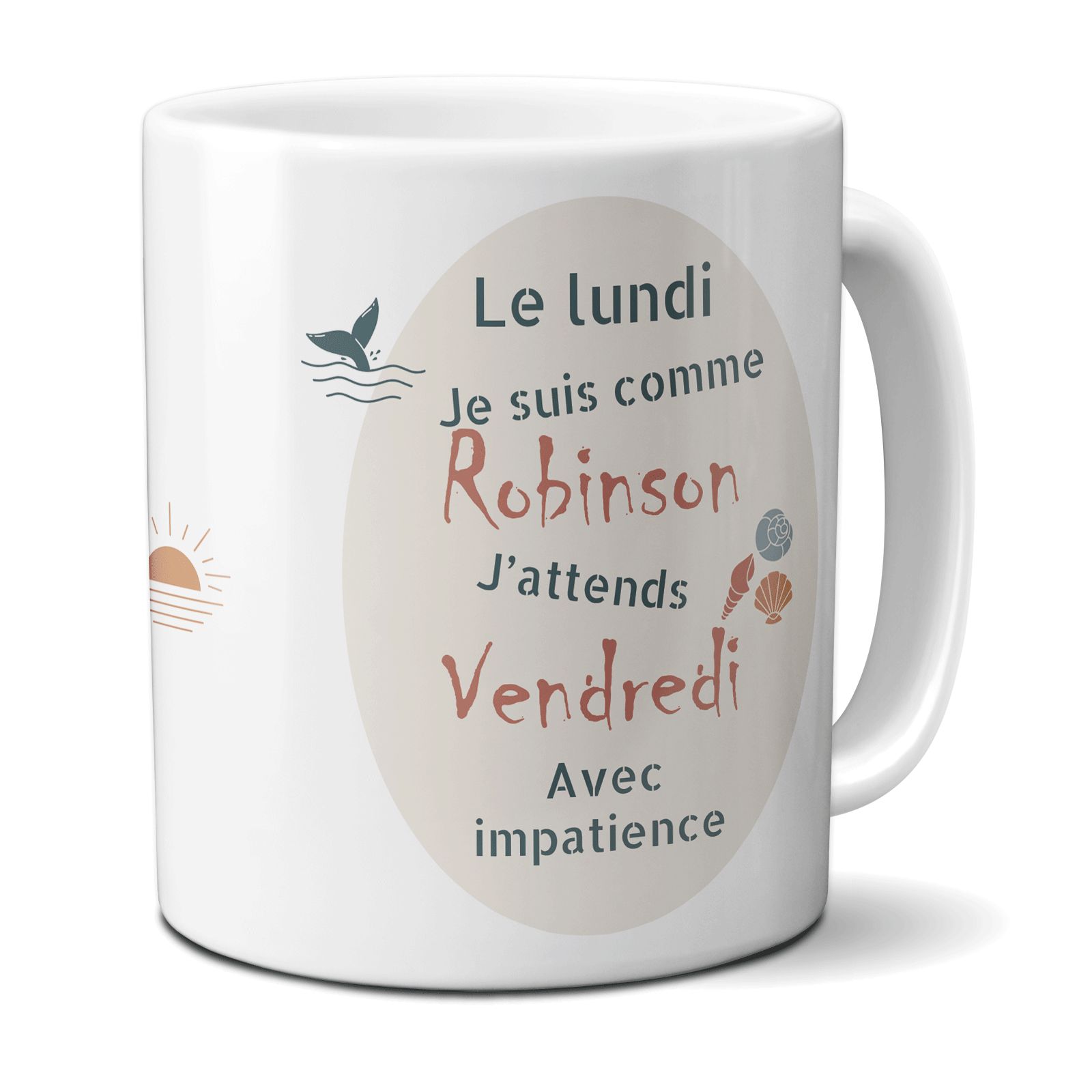 Mug en céramique Robinson