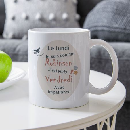 Mug en céramique Humoristique Robinson