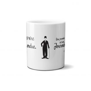 Mug citation Charlie Chaplin