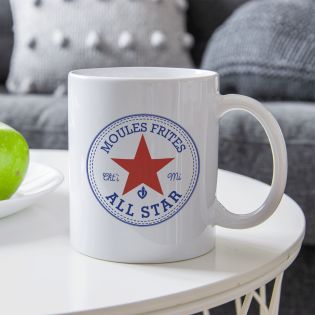 Mug en céramique Moules frites - All Star, 33 cl