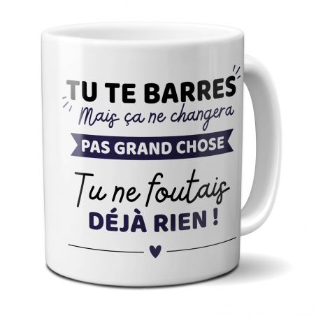 Mug en céramique humoristique : Départ collègue - 33 cl