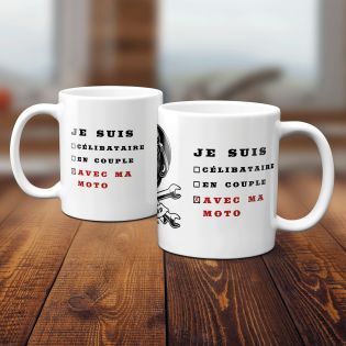 Mug en céramique Motard, 33 cl