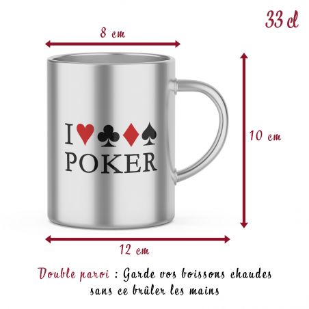 Mug Inox double paroi personnalisable : Van Life, 5 designs · 33 cl