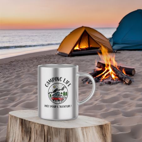 Mug Inox Camping Life