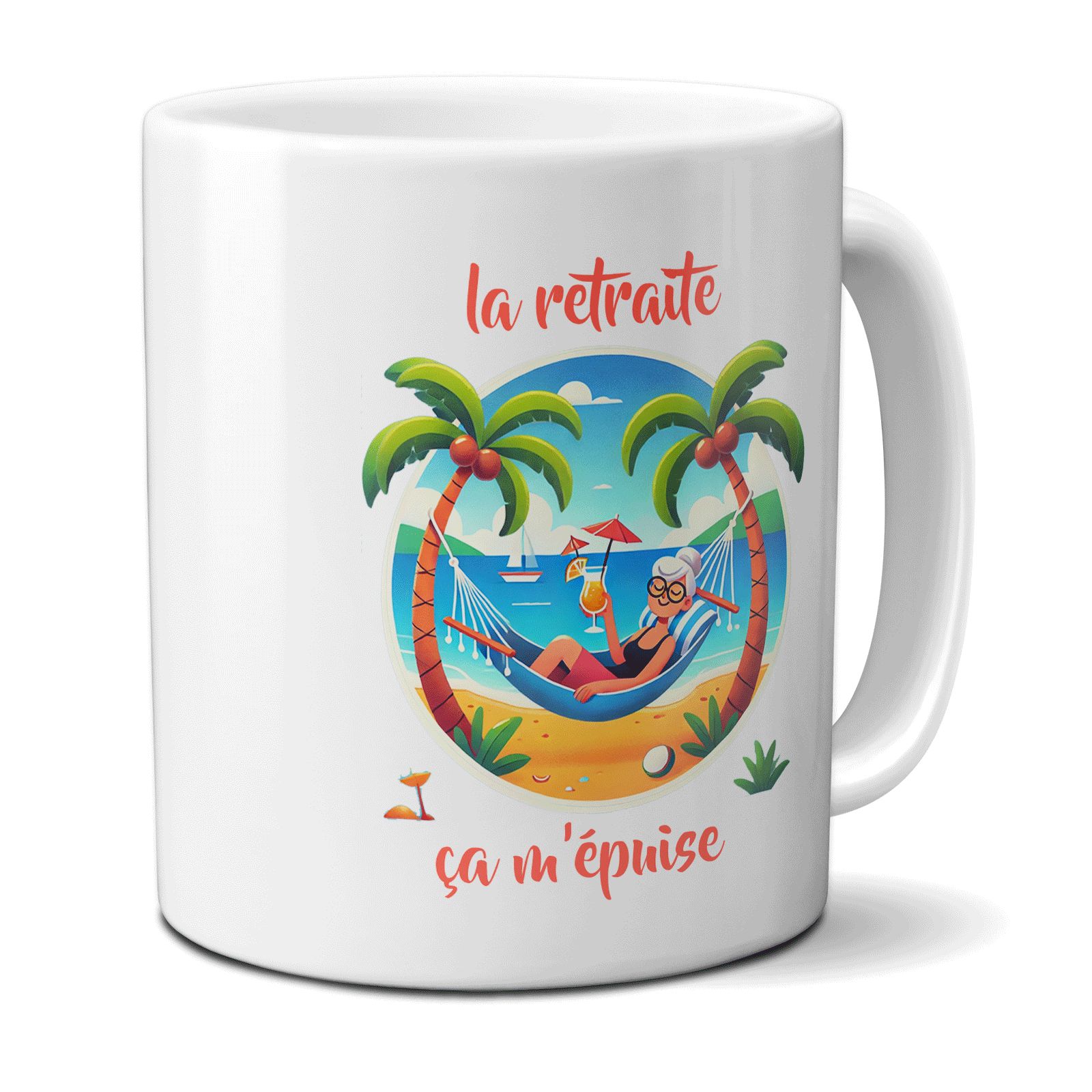 copy ofcopy ofMug Retraite 2025 - Retraite d'une Reine - 33 cl, céramique - Imprimé en France