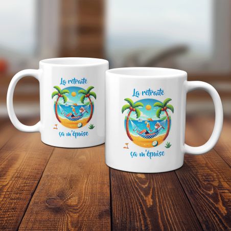 copy ofMug Retraite 2025 - Retraite d'une Reine - 33 cl, céramique - Imprimé en France