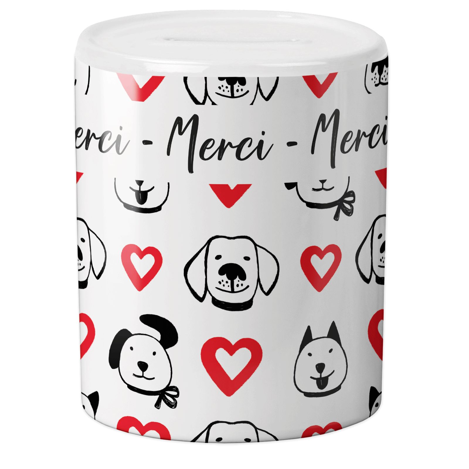 Tirelire pourboire - Tips - Chien Coeur - Animalerie - toiletteur