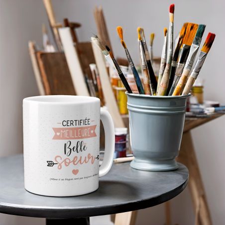 Mug en céramique blanc personnalisé avec Texte et Photo · Cadeau pratique pour amateur de café