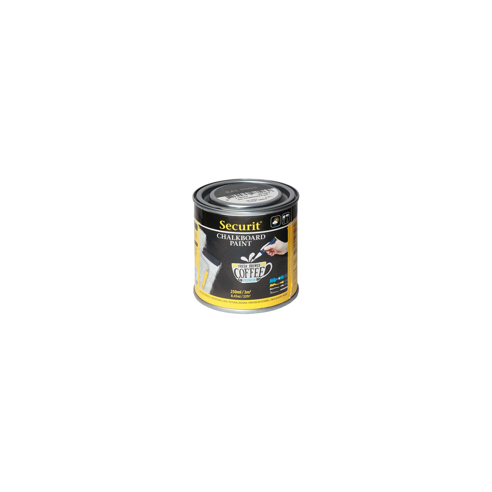 Pot de 250 ml de peinture ardoise noire