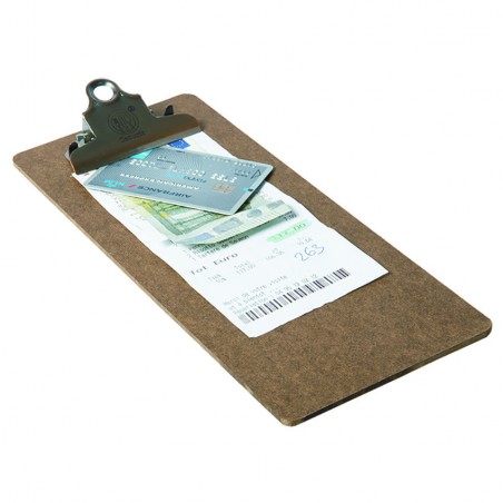 Clip board porte addition marron