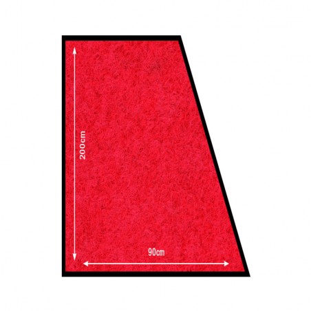 Tapis d'accueil rouge