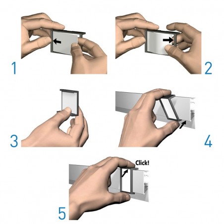 Pack 10 Clips pour Info Rail Me