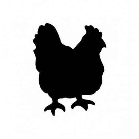 Ardoise Silhouette murale Poulet