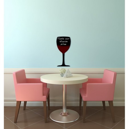 Ardoise Silhouette murale Verre