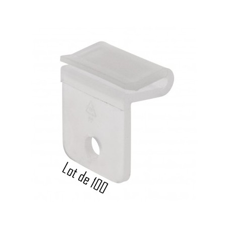 Clip crochet faux plafond perpendiculaire - Lot de 100