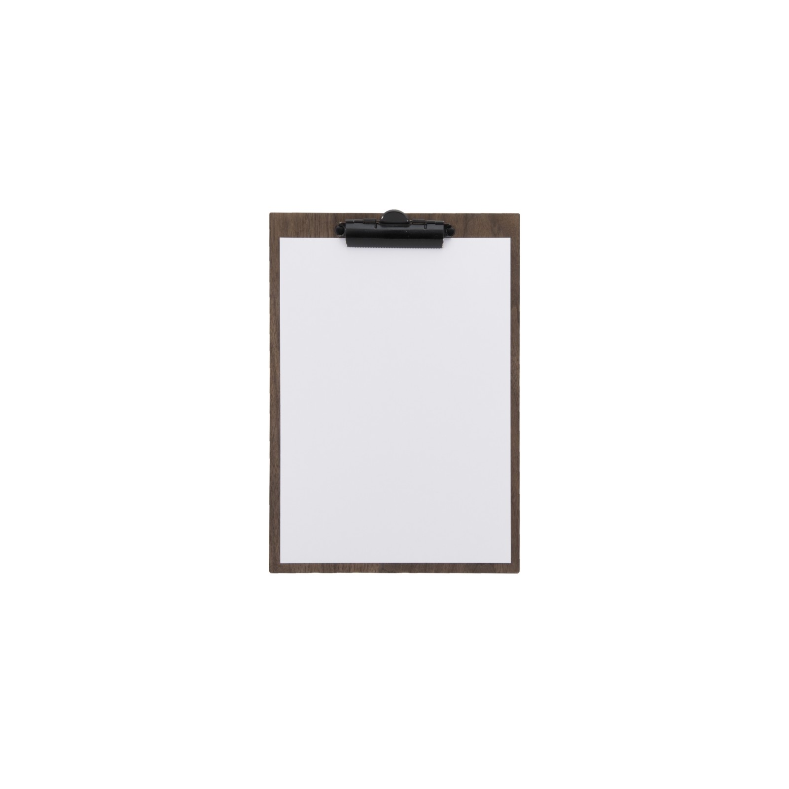 Porte menu clipboard A4 en noyer